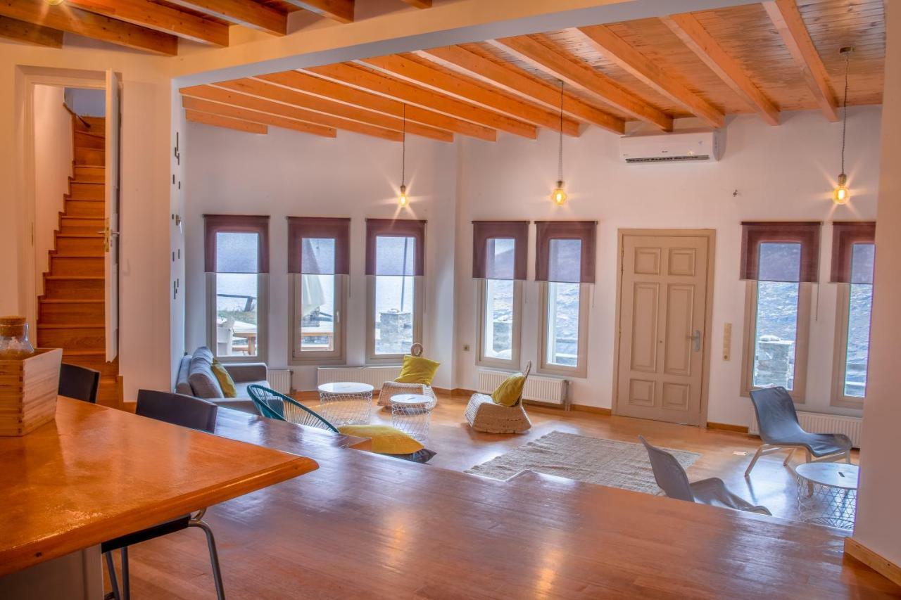 Anastasis Luxury Villa Andros With Heated Pool Sineti Zewnętrze zdjęcie